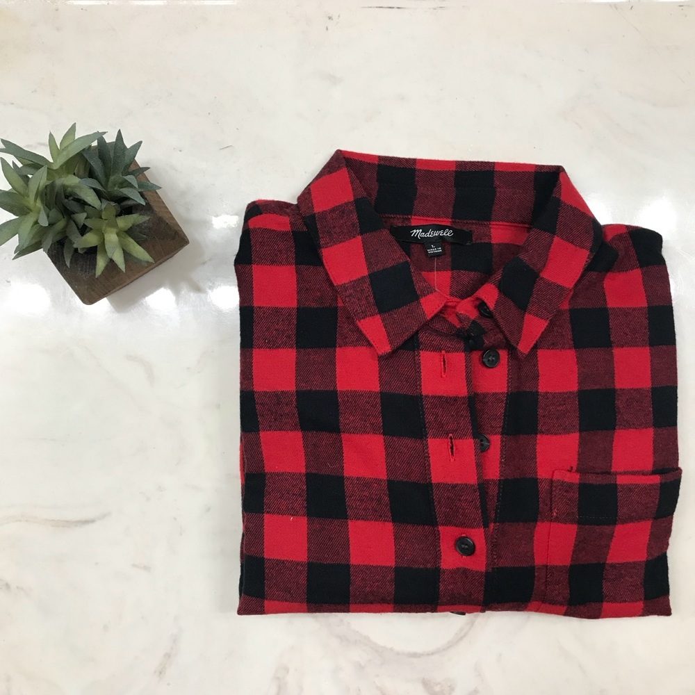 Madewell Flannel Popover Shirt